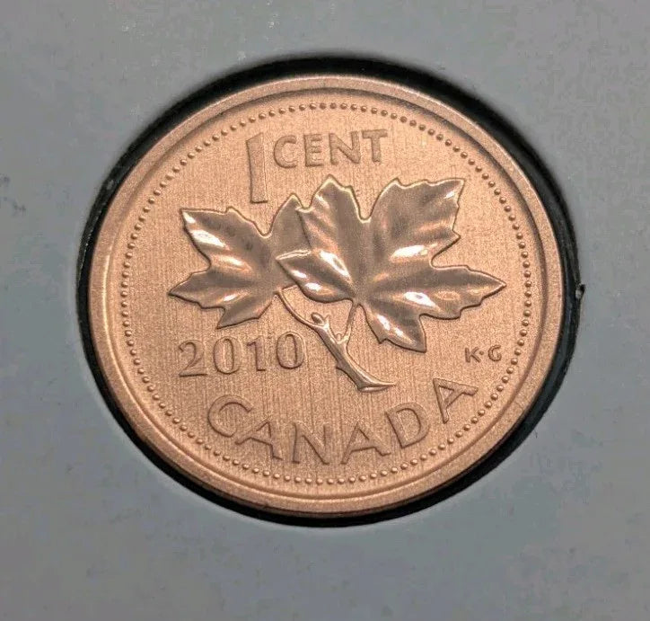RARE Canada 1 Cent 2010 Magnetic Specimen Penny SP Perfect Condition - NumisFind
