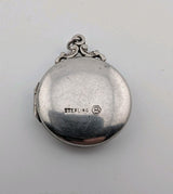 Vintage Sterling Silver Locket Pendant1
