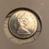 Canada 1967 Commemorative 100 Years Of Birth Of Canada Rare 10 Cent Silver coin. - NumisFind