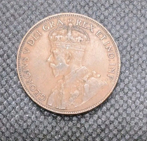 CANADA - 1920 Large Canadian 1 Cent Penny - VF-20 - SHIPPING LOW COST1