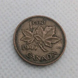 1947 Canada Small Cent Canadian 1 penny coin VERY NICE ! - NumisFind