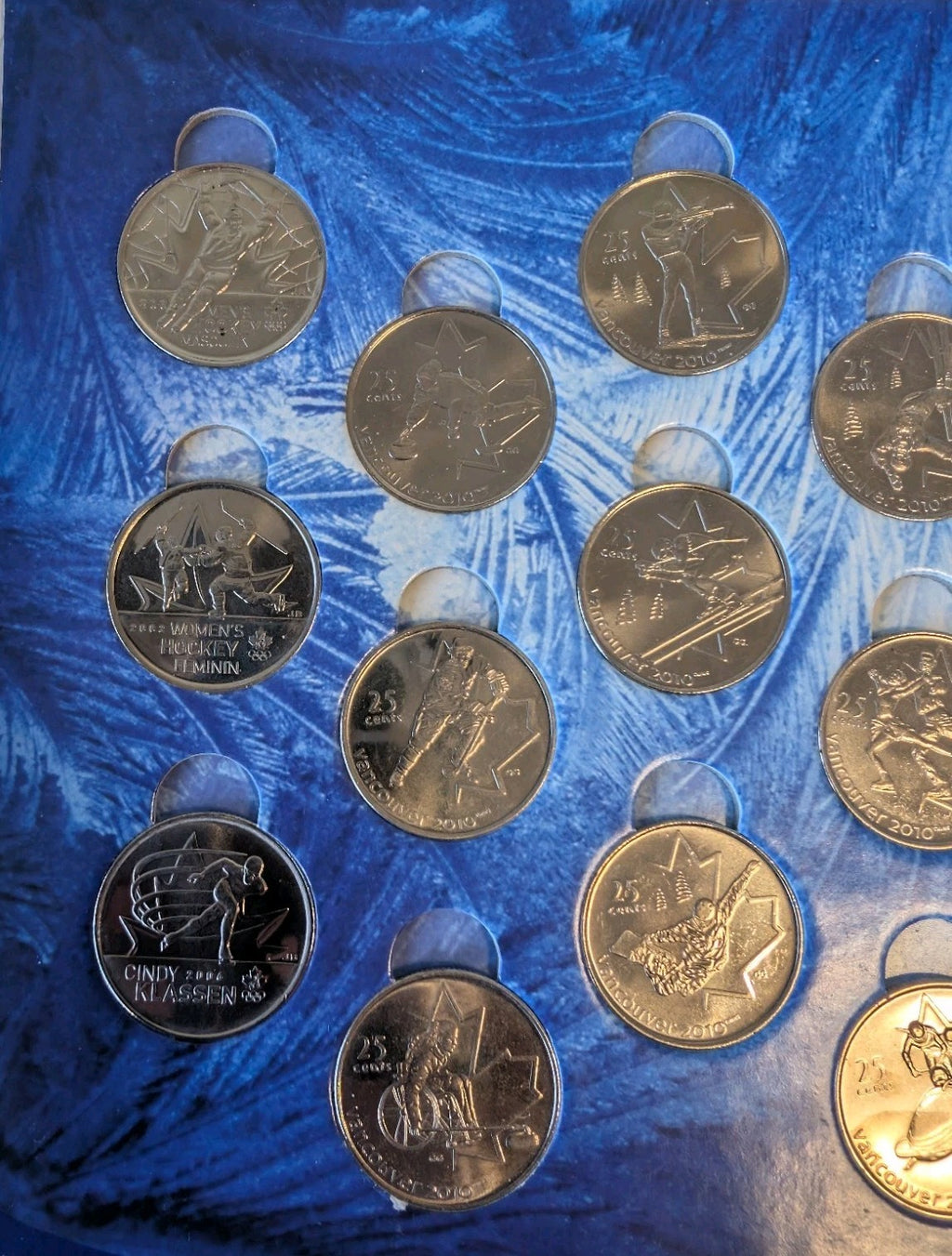 Vancouver 2010 - Circulated Coins Set - 17 commemorative Circulation Coins Set2