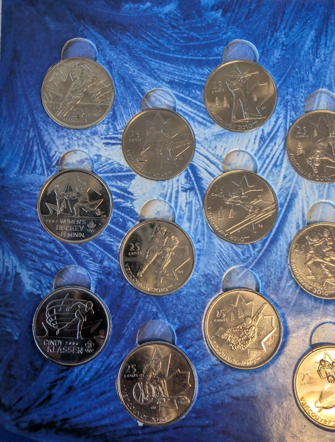 Vancouver 2010 - Circulated Coins Set - 17 commemorative Circulation Coins Set2
