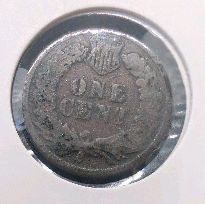 USA 1885 Indian Head penny one Cent coin  Good0