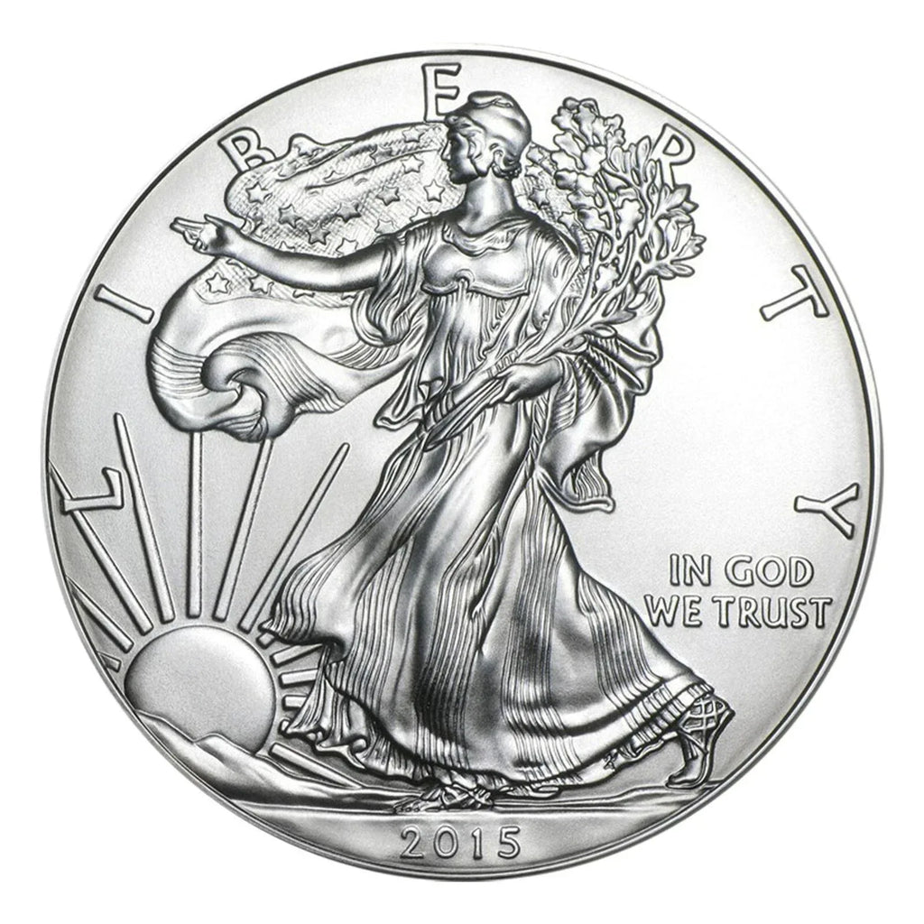 1 Troy Oz 999 Fine Silver 2014 American Eagle Walking Liberty Bullion Coin - NumisFind