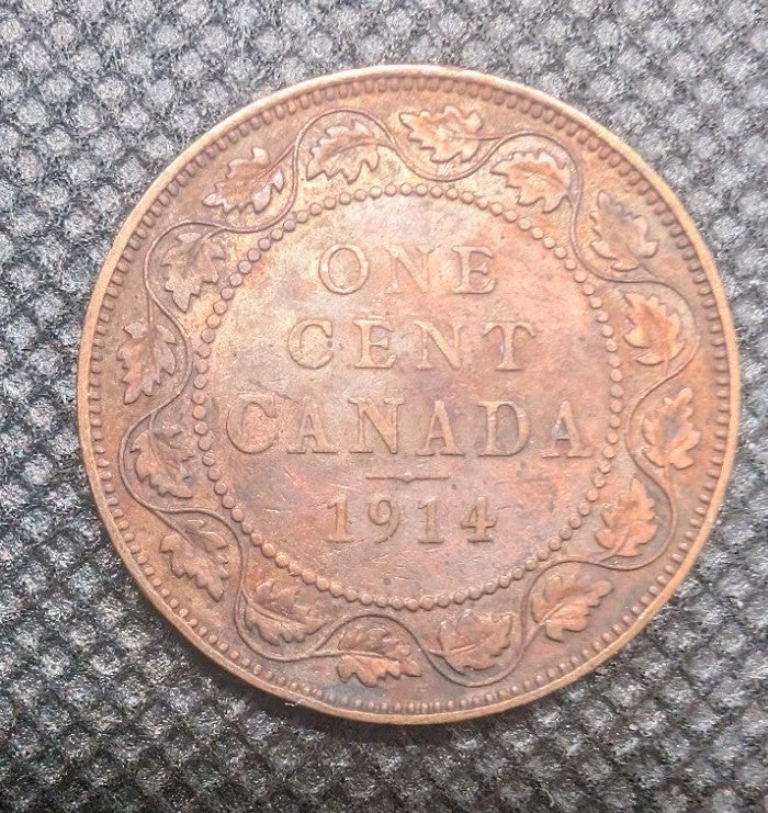 CANADA 1914  LARGE 1 ONE CENT « KING GEORGE V »  F 120