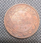 CANADA 1914  LARGE 1 ONE CENT « KING GEORGE V »  F 120