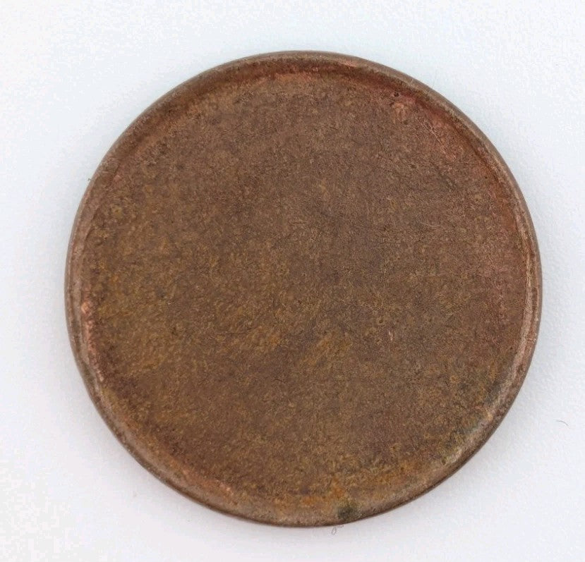Canadian One Cent Penny - Blank Planchet Mint Error0