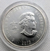 Canada 2010 Hockey Vancouver Winter Olympics $5 1 Oz Pure Silver Maple Leaf BU - NumisFind
