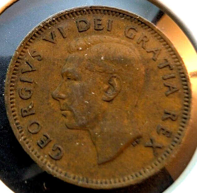 1948 Canada Small Cent Canadian 1 penny coin VERY NICE !1