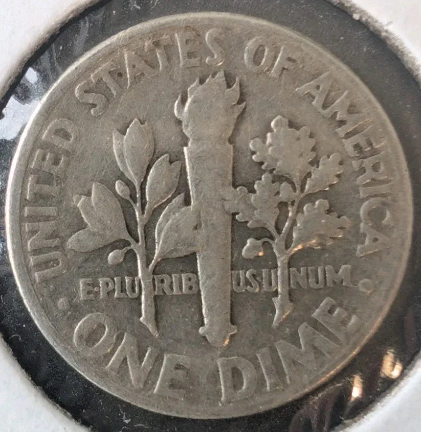 US USA United States of America Roosevelt Dime 10 Cents 1948 Silver - NumisFind