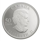 2004 50C Canada Colorized "CLOUDED SULPHUR" SILVER PF Coin - 0.3 oz. SILVER - NumisFind