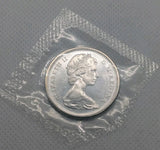 1965 Canadian 50 Cents .800 Silver Half Dollar Queen Elizabeth II - BU Sealed - NumisFind