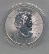 2015 Canada $5 Silver Maple Leaf Coin .9999 Pure 1 oz Fine Silver Bullion - NumisFind
