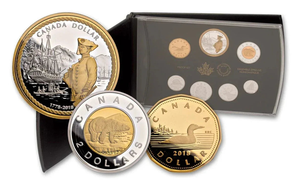 2018 Fine Silver Proof Set 240th Anniversary of Captain Cook at Nootka Sound - NumisFind