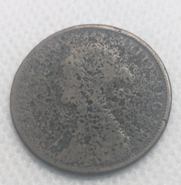 '1861' NEW BRUNSWICK CANADA ONE 1 CENT VICTORIA LARGE PENNY COIN AG-3 - NumisFind