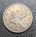 Canada 1937 25 Cents 25c Canadian Caribou Quarter Coin - 80% Silver - ASW .150oz - NumisFind