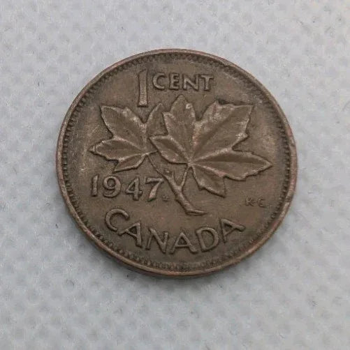 1947 ML Canada Small Cent Canadian 1 penny coin VERY NICE ! - NumisFind