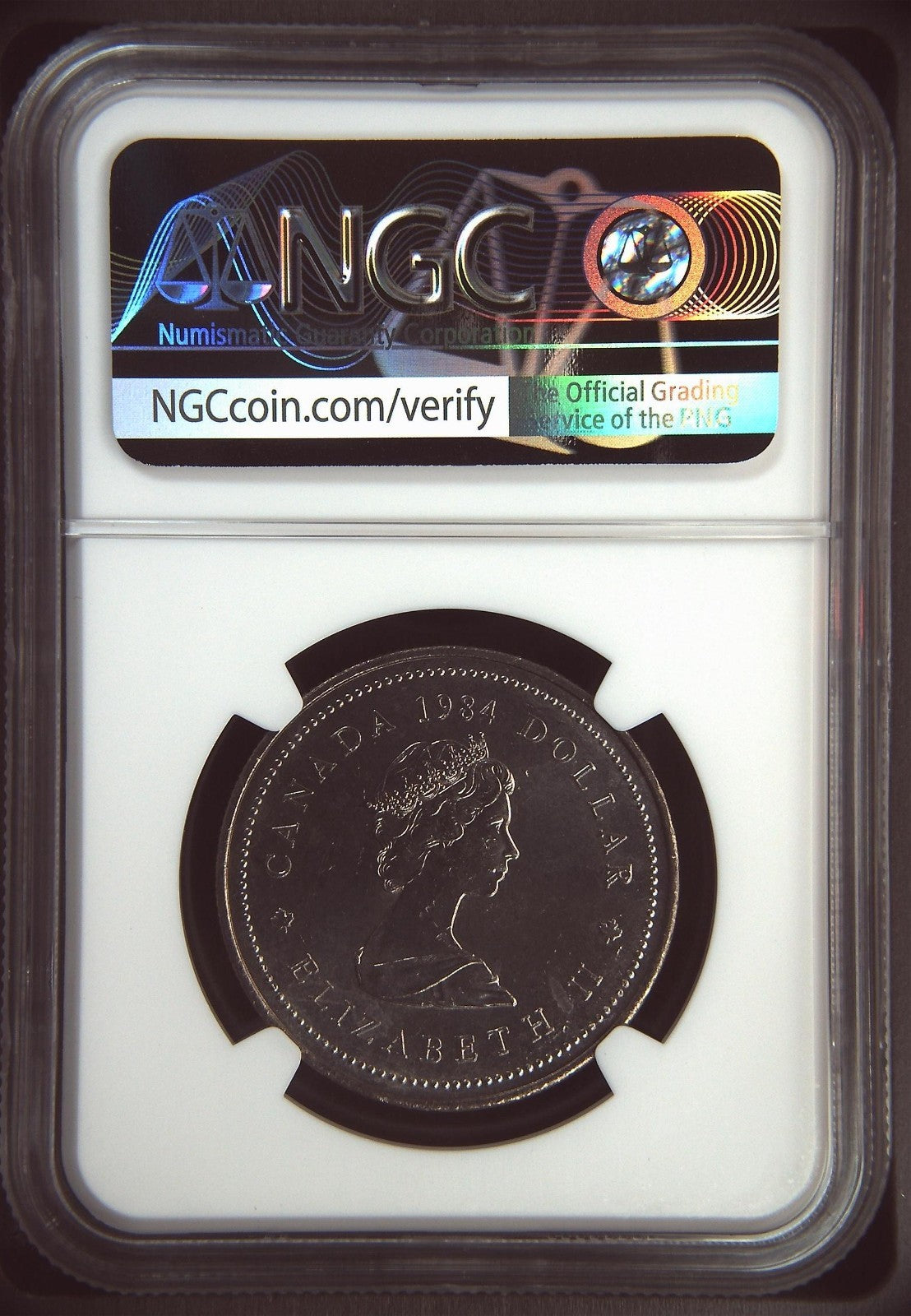 Canada 1$ Dollar coin 1984 Jacques Cartier - NGC Graded MS661