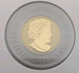  Canada SPECIMEN FROSTED FINISH 2 Dollar Toonie coin, Mint UNC, 20191