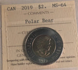 Canada - 2 Dollars - 2019 - 14 Serrations - ICCS Certified - MS-64 - NumisFind