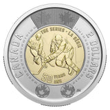 2022 Summit Hockey Series 50th Toonie set of 2 Special Wrap Roll Canada 2x25x2$4