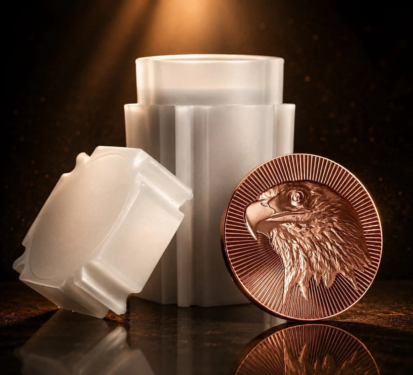 20 x Scottsdale Stacker's - 1oz 999 Copper Bullion Round - Eagle Stackable Coins0