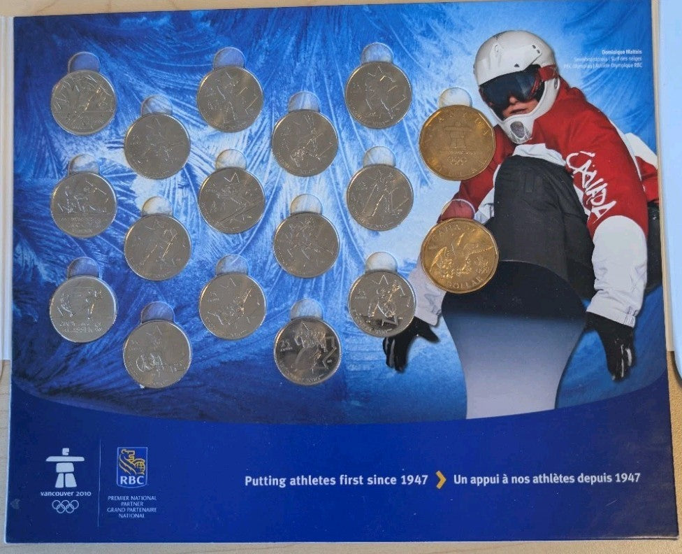 Vancouver 2010 - Circulated Coins Set - 17 commemorative Circulation Coins Set1