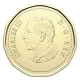 2025 Canada O CANADA Uncirculated set - special loonie - King obverse - NEW!3