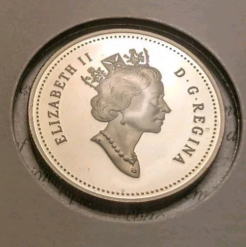 Canada 1996 Proof Silver Fifty Cent Piece - Lightly Toned - Sterling Silver - NumisFind
