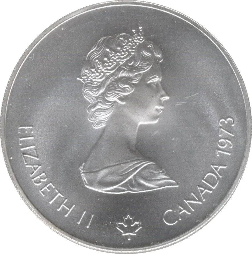 1973 Montreal Olympics .925 SILVER $5 Coin - Kingston and Sailboats - NumisFind