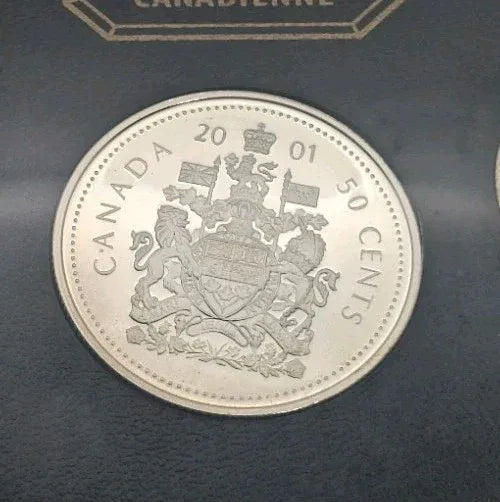2001 Canada 8 Coin Proof Set With Special Edition Silver Dollar - NumisFind