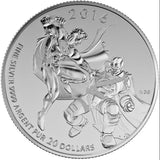 Canada $20 2016 Silver 1/4oz. 'Batman VS Superman: Dawn of Justice' in capsule0