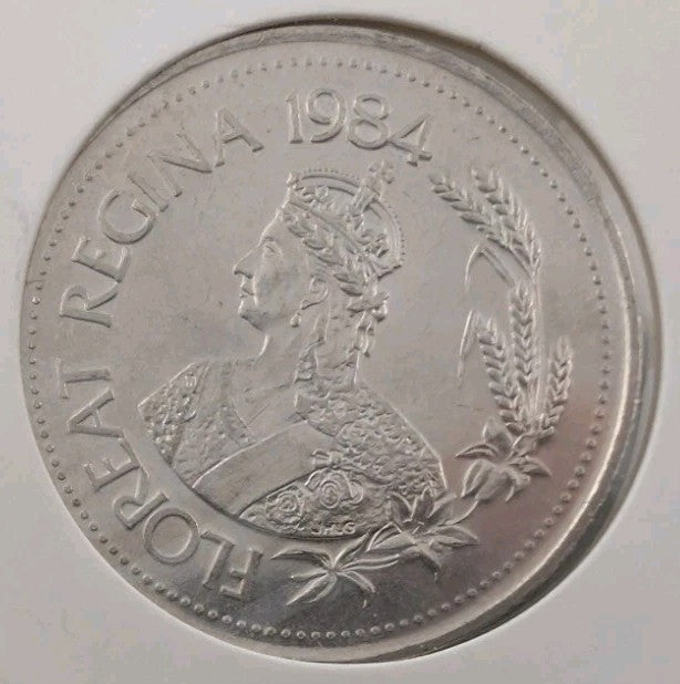 1984 Regina Saskatchewan Commemorative Dollar - 100 Years of Progress 1