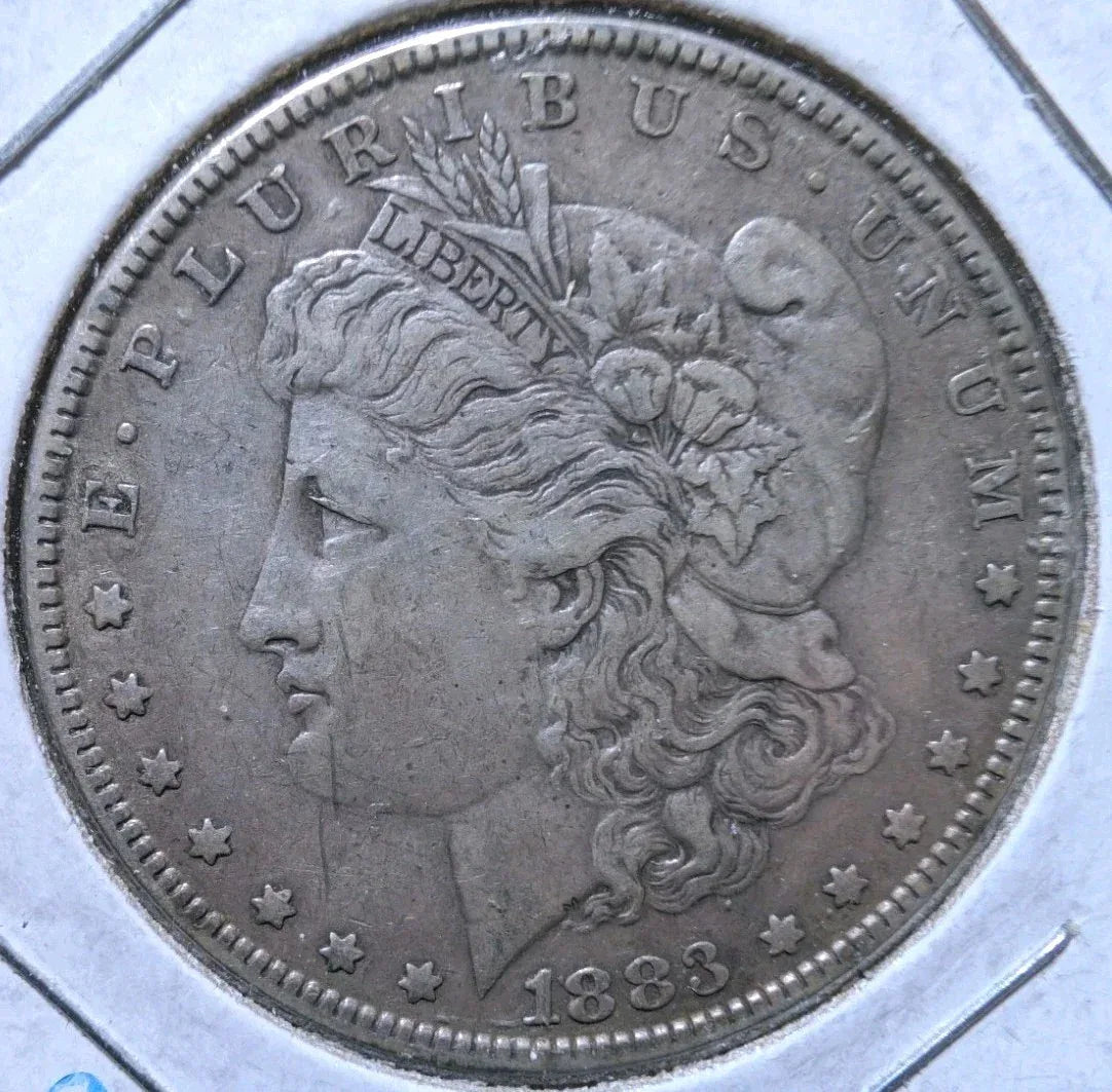 $1 Morgan Silver Dollar KEY DATE About Uncirculated Coin 1883 - NumisFind
