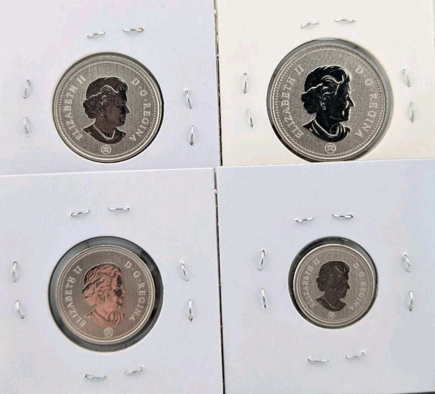 Canada 2010 Specimen Coin Lot (50¢, 25¢, 10¢, 5¢) - Brilliant Collector Finish1