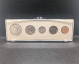 USA 1962 Silver Coins Year Set Uncirculated  w/90% Silver mint set US1
