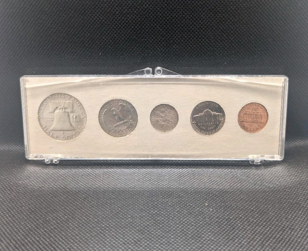 USA 1962 Silver Coins Year Set Uncirculated  w/90% Silver mint set US1