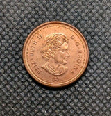 AU/Unc 2006 Logo Magnetic Canada Penny Small 1 Cent Beautiful1
