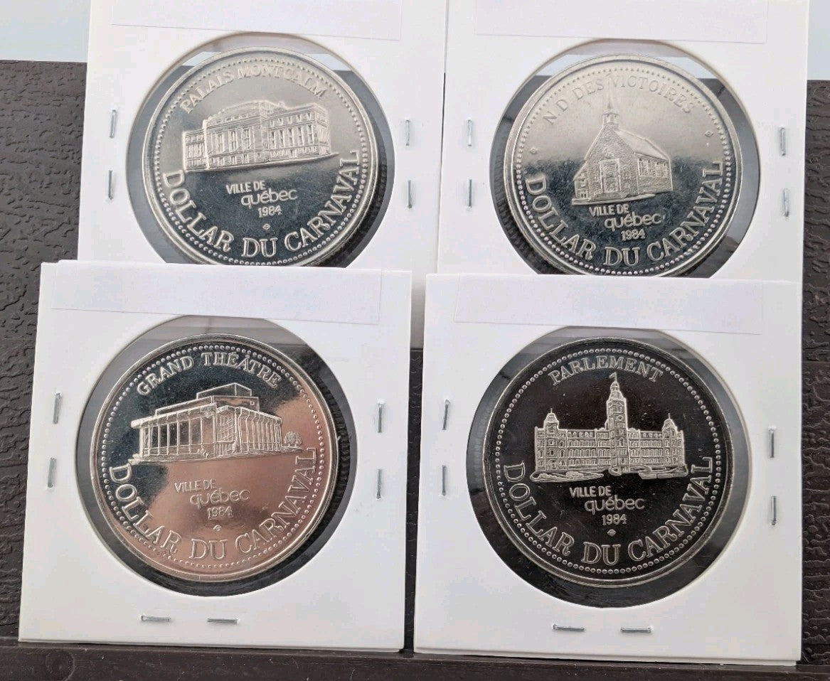 LOT OF (50) TOKENS - CARNAVAL DE QUEBEC 1981-1992 - Lots of varieties4