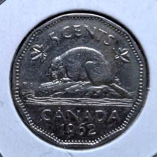 1962 Canada 5 Cent George VI Canadian Nickel Coin Five Cents - NumisFind