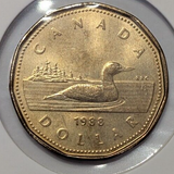 CANADA 1988-89 lot of 2 $1 One Loon Dollar AU - SHIPPING LOW COST0
