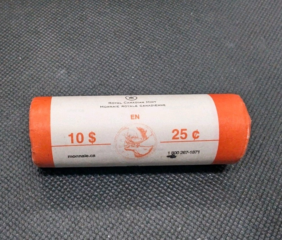 2007 RCM Canada 25 Cents Quarter Roll Curling Vancouver Olympics1