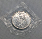 1965 Canadian 50 Cents .800 Silver Half Dollar Queen Elizabeth II - BU Sealed - NumisFind