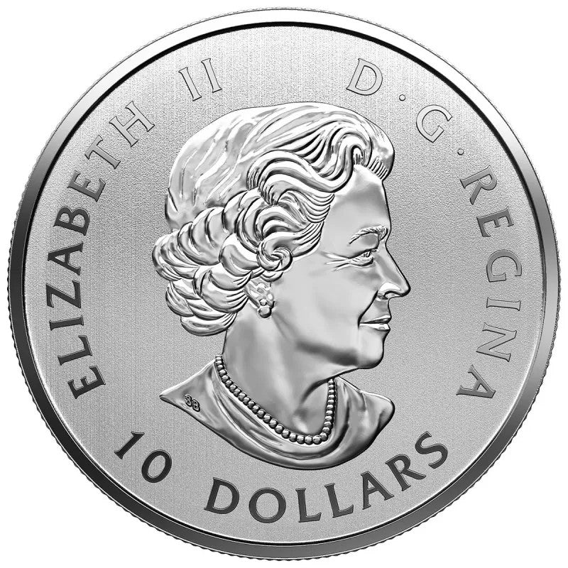 2018 $10 Fine silver .9999 Maples leaves 1/2 oz1