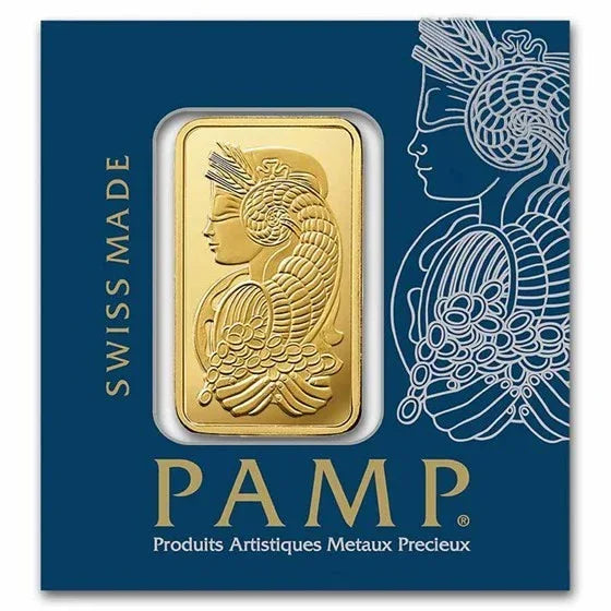 Mini Pamp Suisse Lady Fortuna 1g Gold Bar .9999 Fine – Sealed Assay PAMP - NumisFind