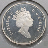 2000 Canada Proof 5c 10c 25c & 50c Silver Heavy Cameo Coins From RCM Set2