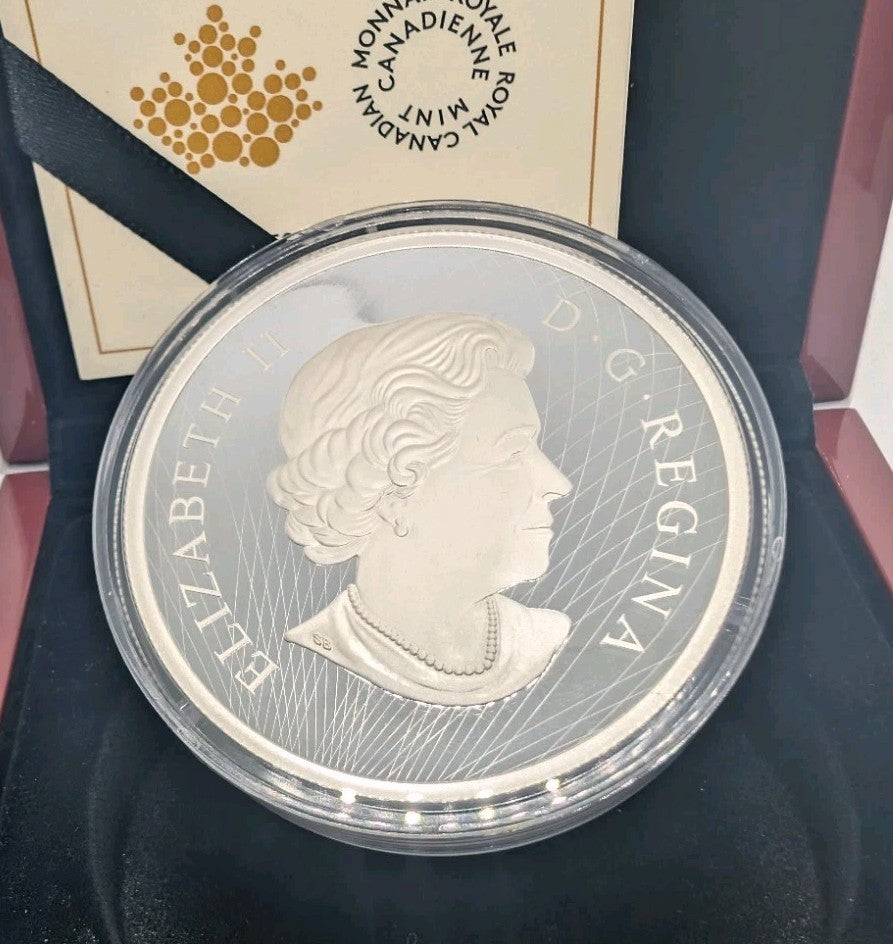 2016 Canada Autumn Radiance $50 99.99% silver 5 oz & Murano glass2