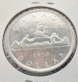 1952 Canada Silver Dollar – George VI “Voyageur” Design | UNC MS0