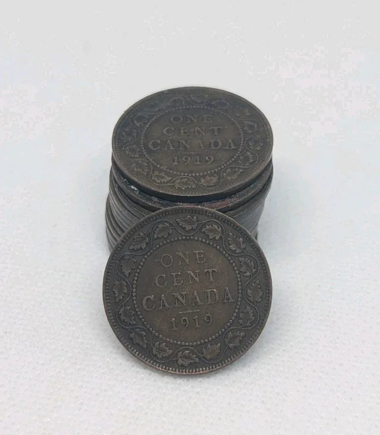 CANADA - 1919 Large Canadian 1 Cent Penny - NumisFind